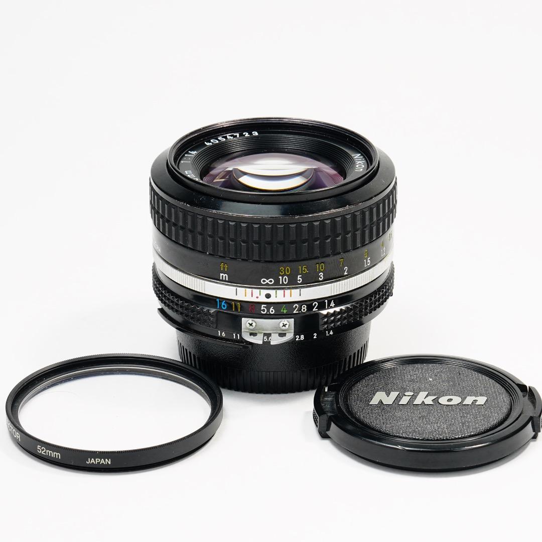【極美品】動作◎ ニコン　Ai Nikkor 50mm F1.4 723 レンズ沼】Nikon Ai Nikkor 50mm F1.4 (1977年) レビュー（Canon一眼