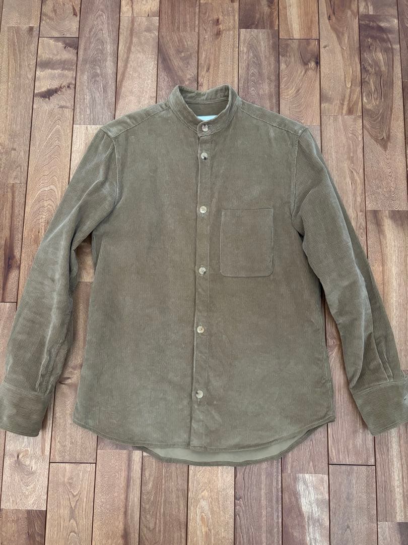 S.E.H KELLYコーデュロイシャツ S.E.H KELLY POPOVER 定価63800円 オープンカラーコーデュロイシャツ